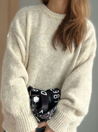 Round Neck Long Sleeve Sweater Trandify Deal