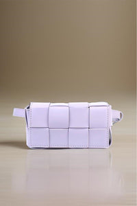 Zenana Vegan Leather Woven Crossbody Bag Trandify deal
