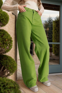 Wide Leg Jeans with Pockets Trandify deal