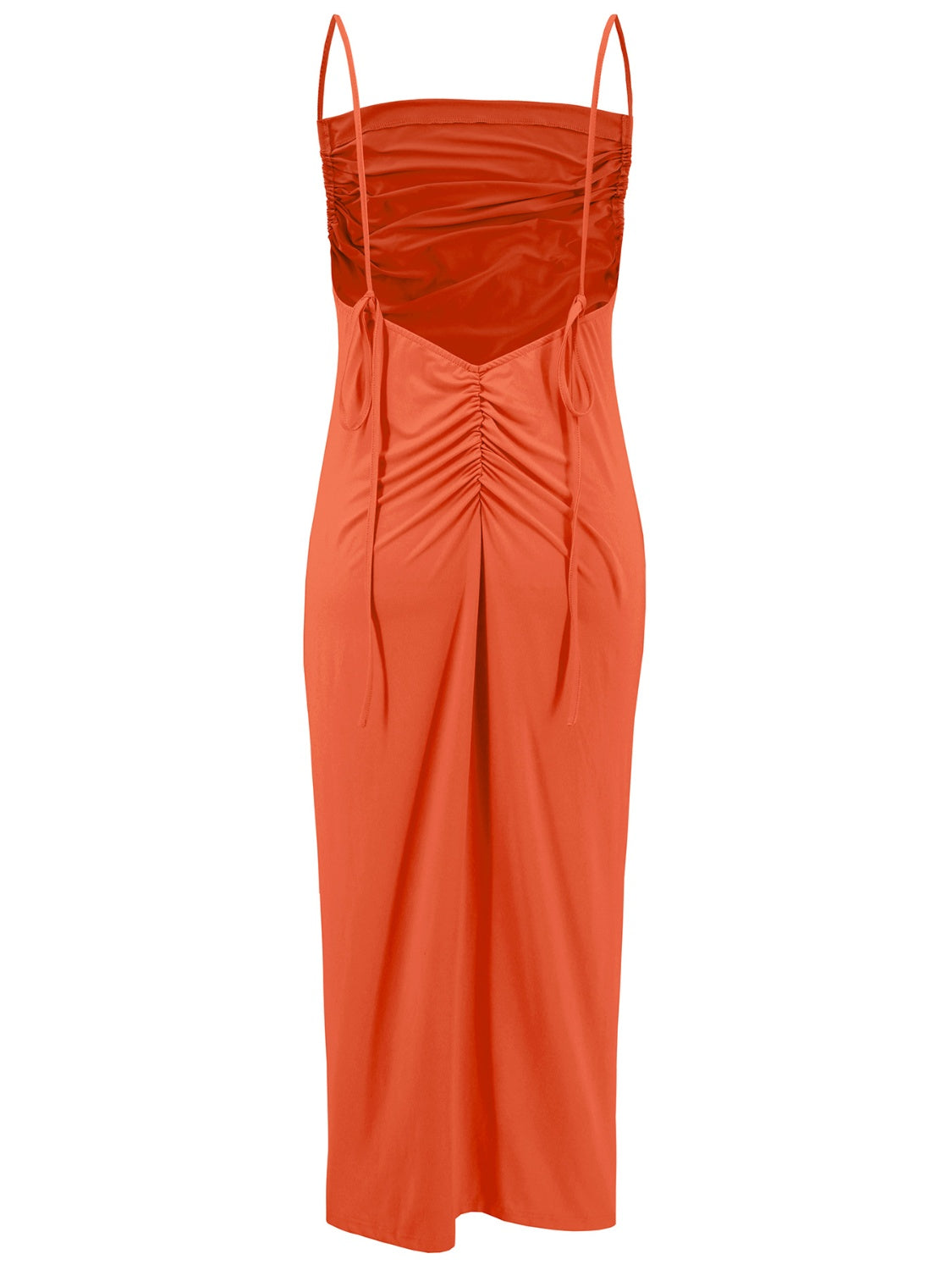 Backless Cowl Neck Sleeveless Cami Dress Trandify deal