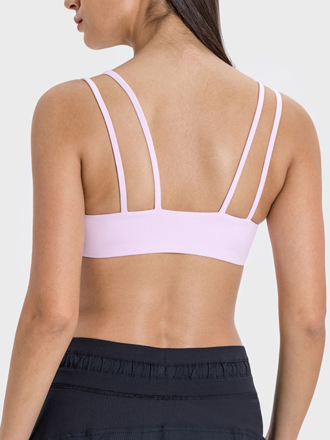 Millennia Scoop Neck Double Strap Active Cami Trandify deal