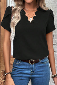 V-Neck Short Sleeve T-Shirt Trandify deal