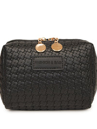PU Leather Woven Clutch Trandify Deal