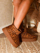 WILD DIVA Thermal Furry Leopard Platform Booties Trandify Deal