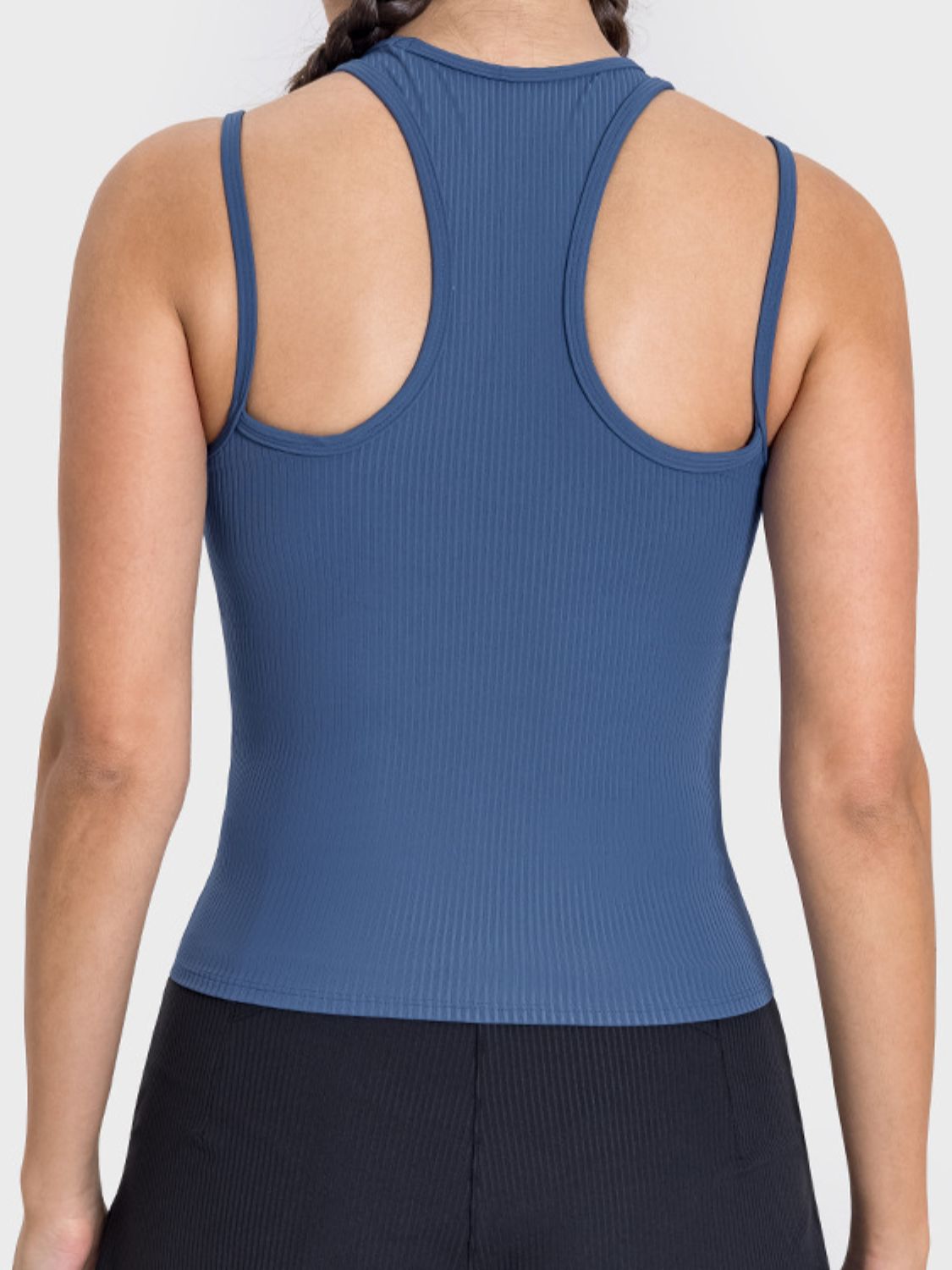 Millennia Cutout Round Neck Racerback Active Tank Trandify deal