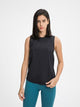 Women’s Cutout Back Active Tank Top – Cropped Yoga Tee for Workouts