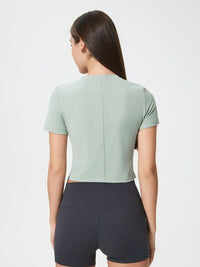 Soft breathable women's tee for gym and everyday outfits