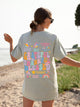 Letter Graphic Round Neck Short Sleeve T-Shirt Trandify deal