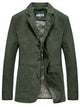 Plus Size Cotton Blazer for Men | Classic Fit Lapel Collar