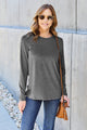 Basic Bae Full Size Round Neck Long Sleeve Top Trandify Deal