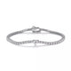 2.42 Ct Women's Moissanite Tennis Bracelet in Sterling Silver