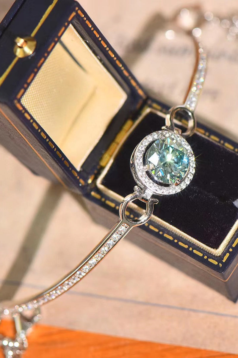 2 Carat Moissanite Platinum-Plated Bracelet Trandify deal
