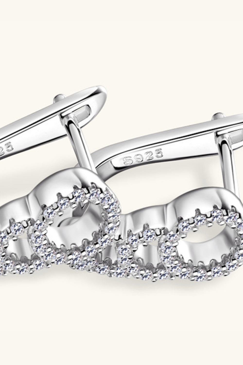 Moissanite 925 Sterling Silver Earrings Trandify Deal