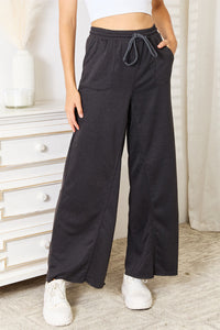 Basic Bae Wide Leg Pocketed Pants Trandify Deal