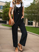Trendy Pocketed Wide Strap Denim Overalls for Women – Casual Fashion