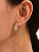 Stainless Steel Inlaid Zircon Teardrop Earrings Trandify deal