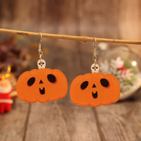 Acrylic Alloy Pumpkin Shape Earrings Trandify Deal