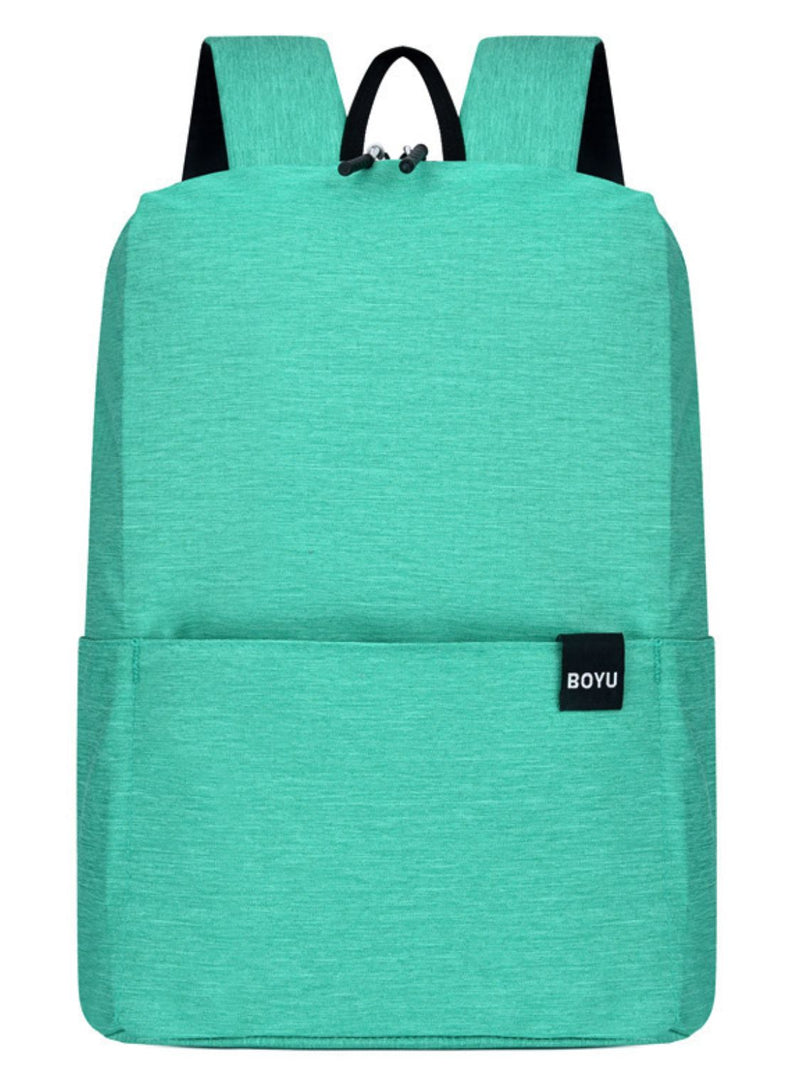 Solid Color Nylon Backpack Bag Trandify Deal