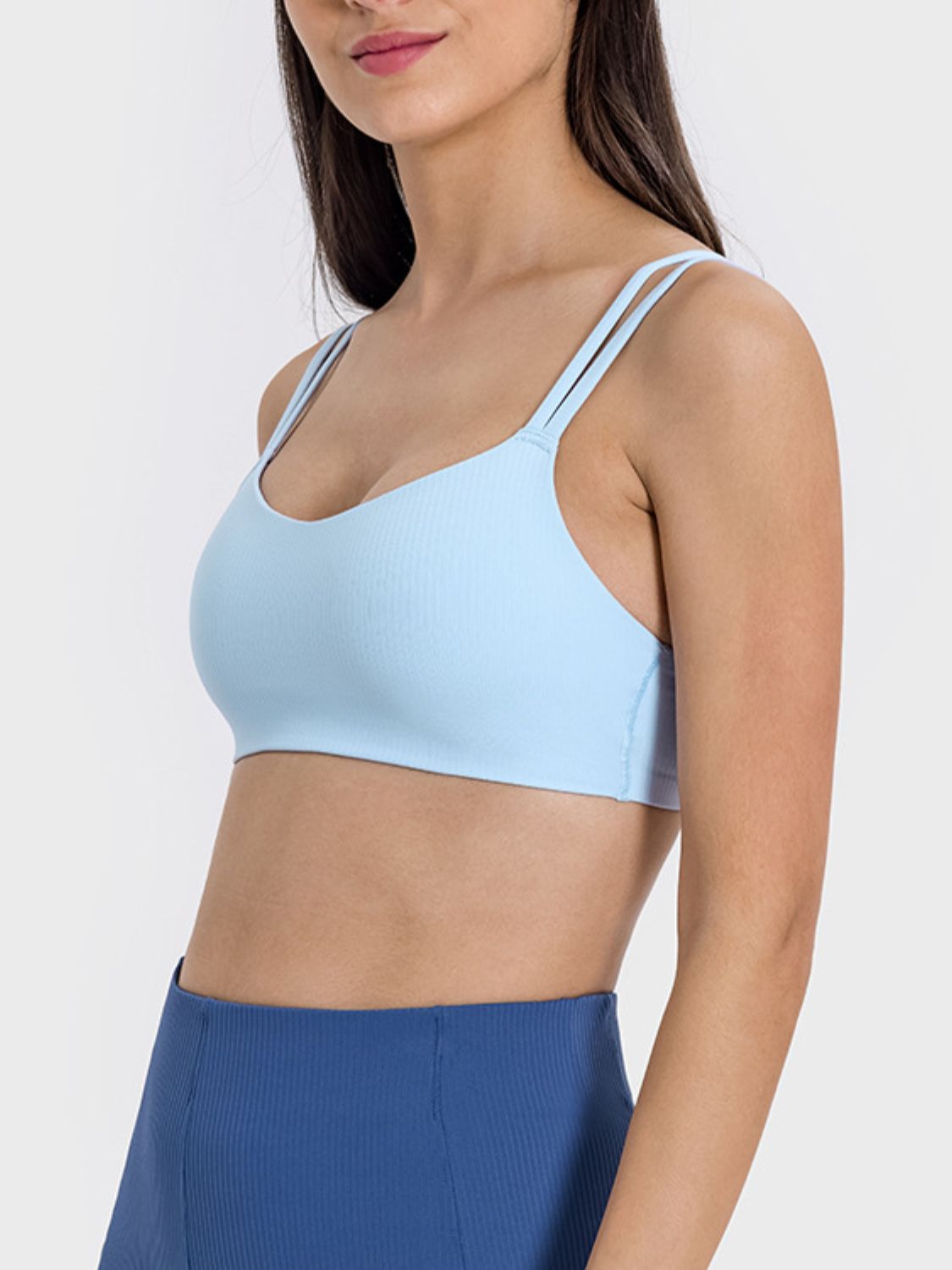 Millennia Scoop Neck Double Strap Active Cami Trandify deal