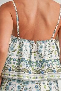 Women's Floral Printed Peplum Top and Shorts Set – Summer Casual Outfit – TrandifyDeal
