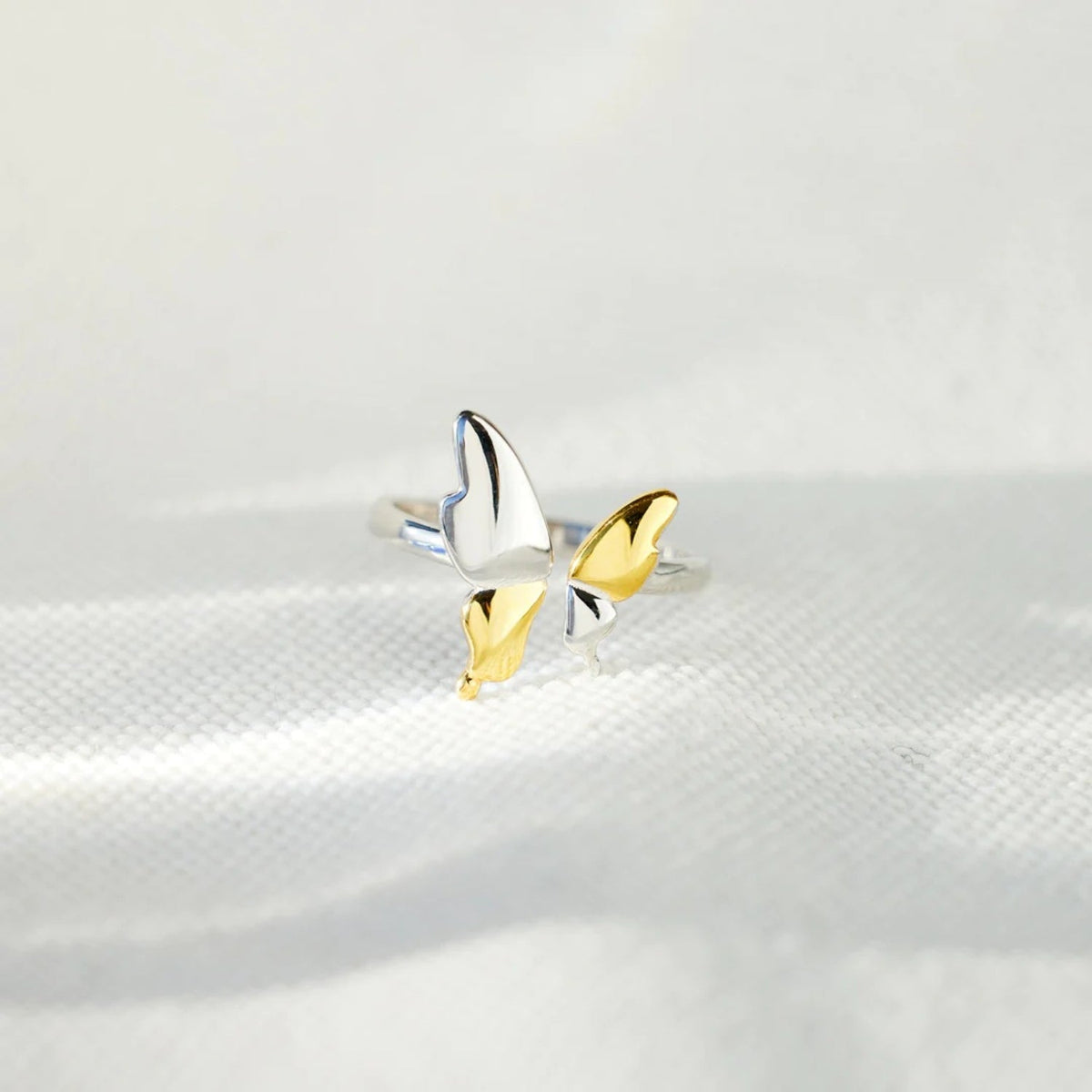 925 Sterling Silver Butterfly Ring Trandify Deal