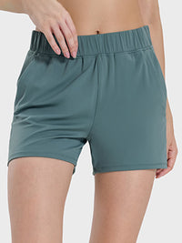 Millennia Elastic Waist Active Shorts Trandify deal