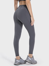 Millennia Pocketed High Waist Active Leggings Trandify deal