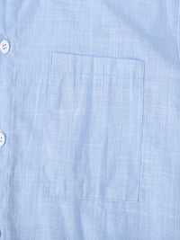 Premium stretch fabric men’s dress shirt with chest pocket – Trendy menswear essential