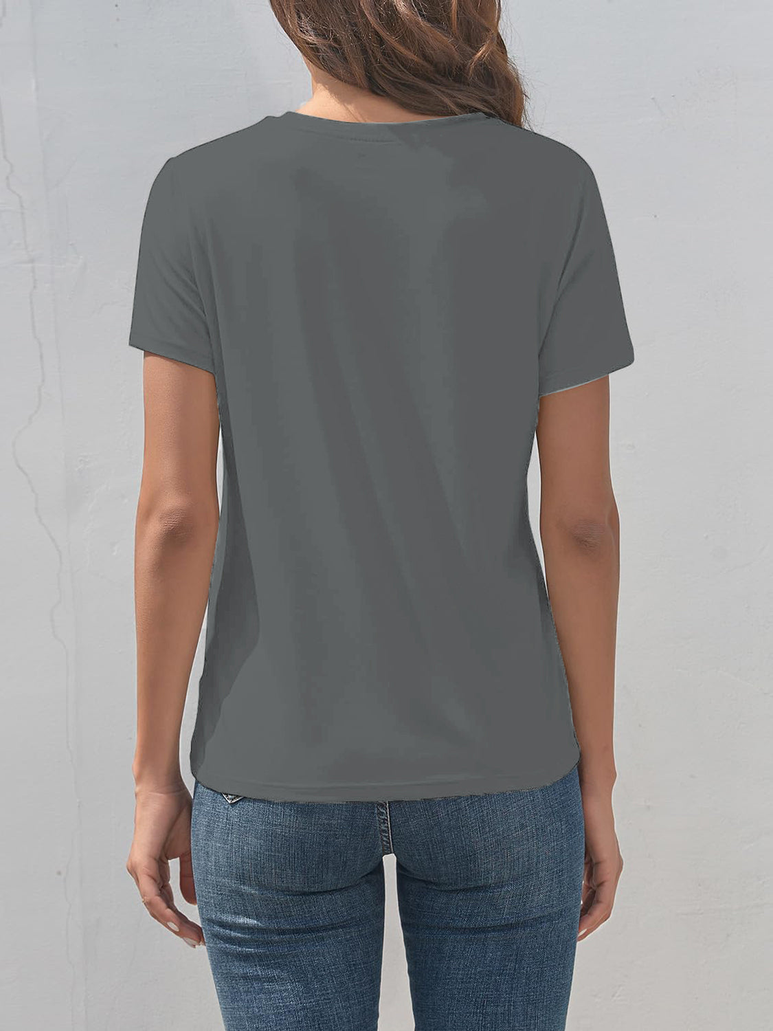 Dragonfly Graphic Round Neck Short Sleeve T-Shirt Trandify deal
