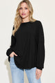 Basic Bae Full Size Ribbed Round Neck Long Sleeve T-Shirt Trandify Deal