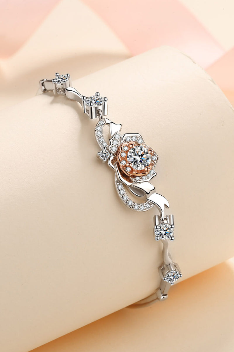 925 Sterling Silver Moissanite Bracelet Trandify Deal