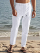 Breathable Relaxed Fit Pants for Big & Tall Men – Stylish Lounge Wear with Pockets