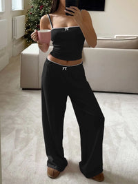Soft Stretchy Two-Piece Outfit for Women – Casual Chic Loungewear