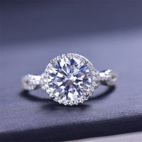 3 Carat 925 Sterling Silver Moissanite Ring Trandify Deal