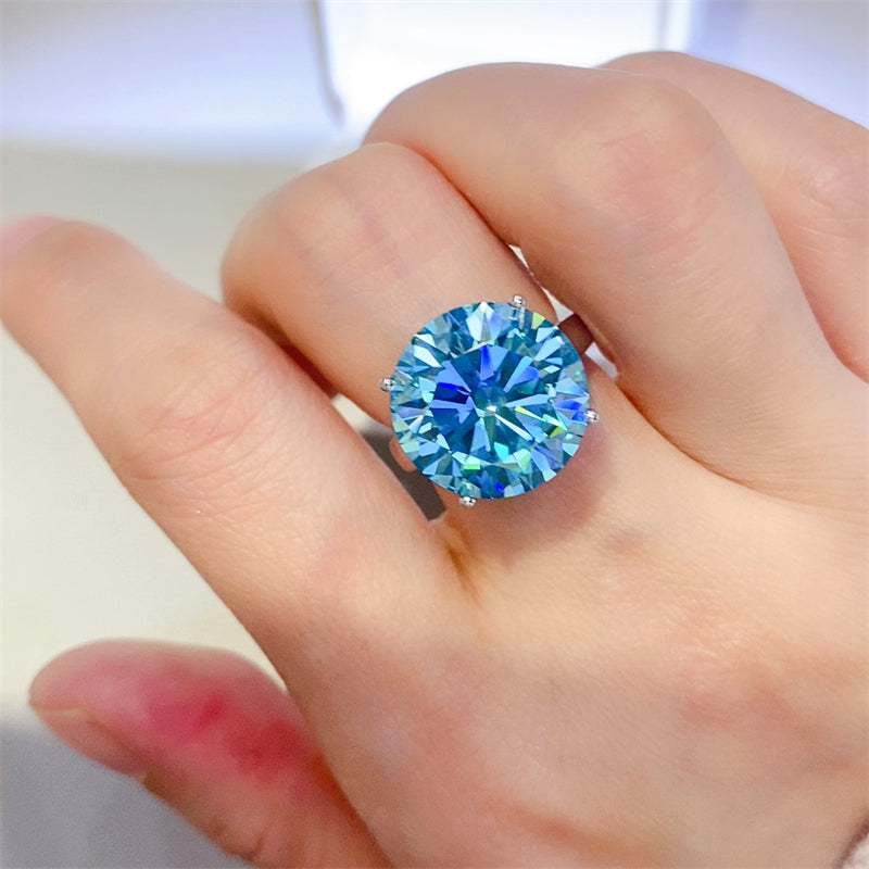 5 Carat Moissanite 925 Sterling Silver Ring Trandify deal