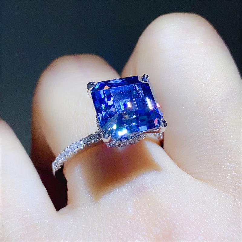 5 Carat Moissanite Zircon 925 Sterling Silver Ring Trandify Deal