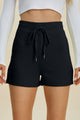 Basic Bae Full Size Air Scuba Drawstring High Waist Shorts Trandify Deal
