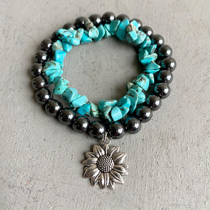 Turquoise Alloy Bracelet Trandify Deal