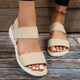 Rubber Open Toe Low Heel Sandals Trandify Deal