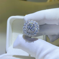 2 Carat Moissanite 925 Sterling Silver Ring Trandify Deal