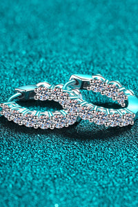 1.8 Carat Moissanite Hoop Earrings Trandify Deal