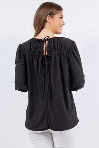 Elegant Celeste Bow Top for Women – Office & Casual Chic Outfit
