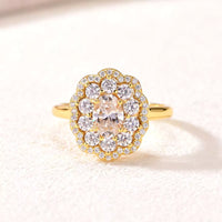 3.8 Carat Moissanite Ring for Women, 925 Sterling Silver