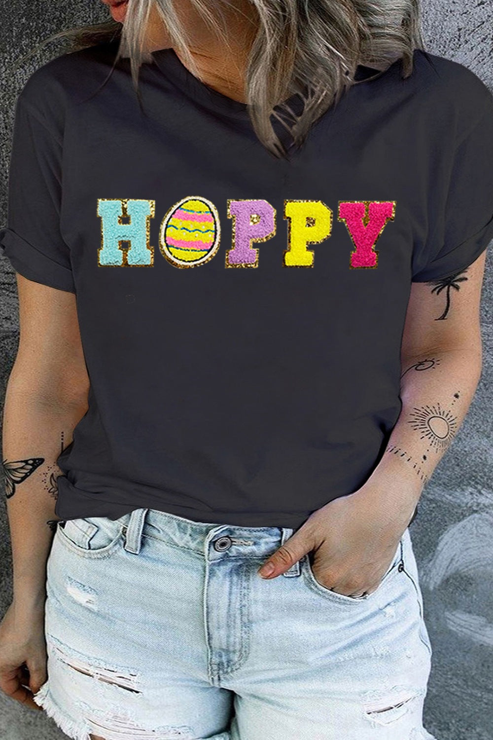 Plus Size Round Neck Short Sleeve T-Shirt Trandify deal