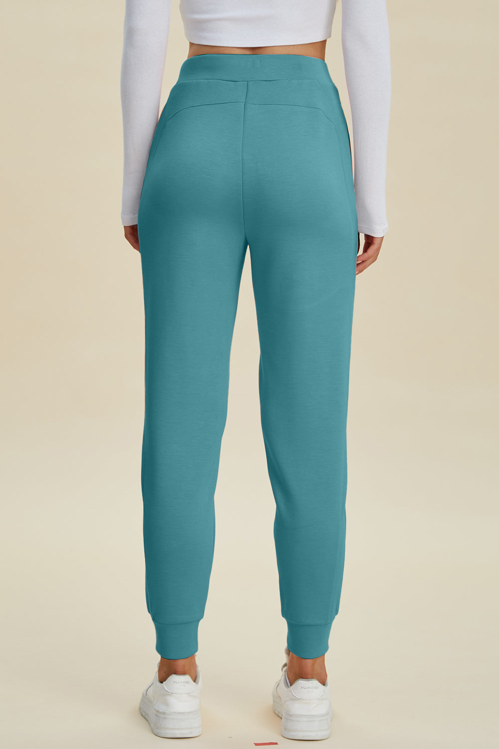 Basic Bae Full Size Air Scuba Drawstring High Waist Joggers Trandify Deal