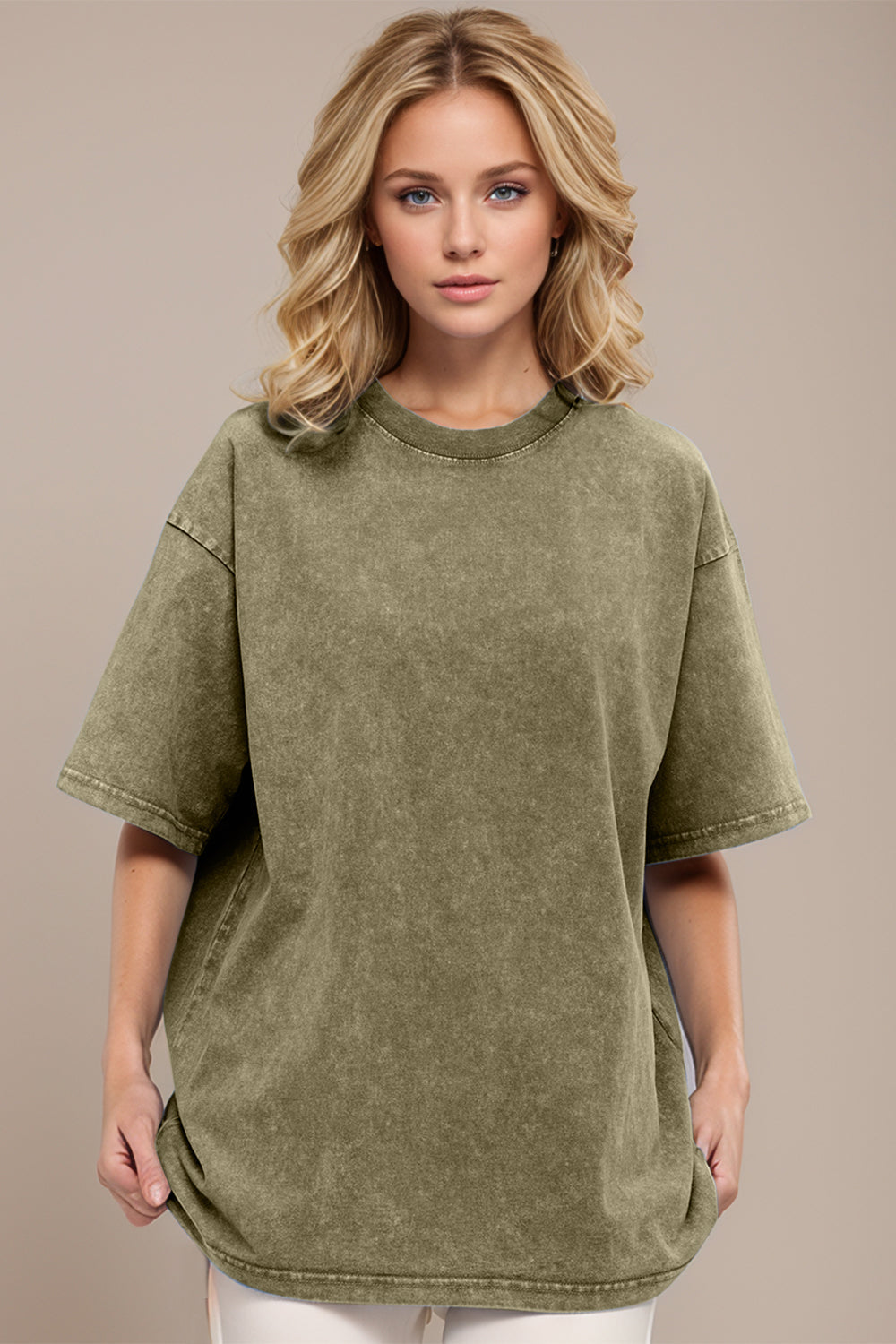 Basic Bae Round Neck Half Sleeve T-Shirt Trandify Deal