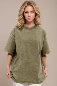 Basic Bae Round Neck Half Sleeve T-Shirt Trandify Deal