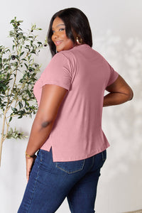 Basic Bae Full Size Round Neck Short Sleeve T-Shirt Trandify deal