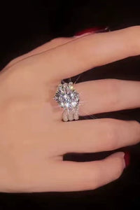 Adored 3 Carat Moissanite Three-Layer Ring Trandify Deal