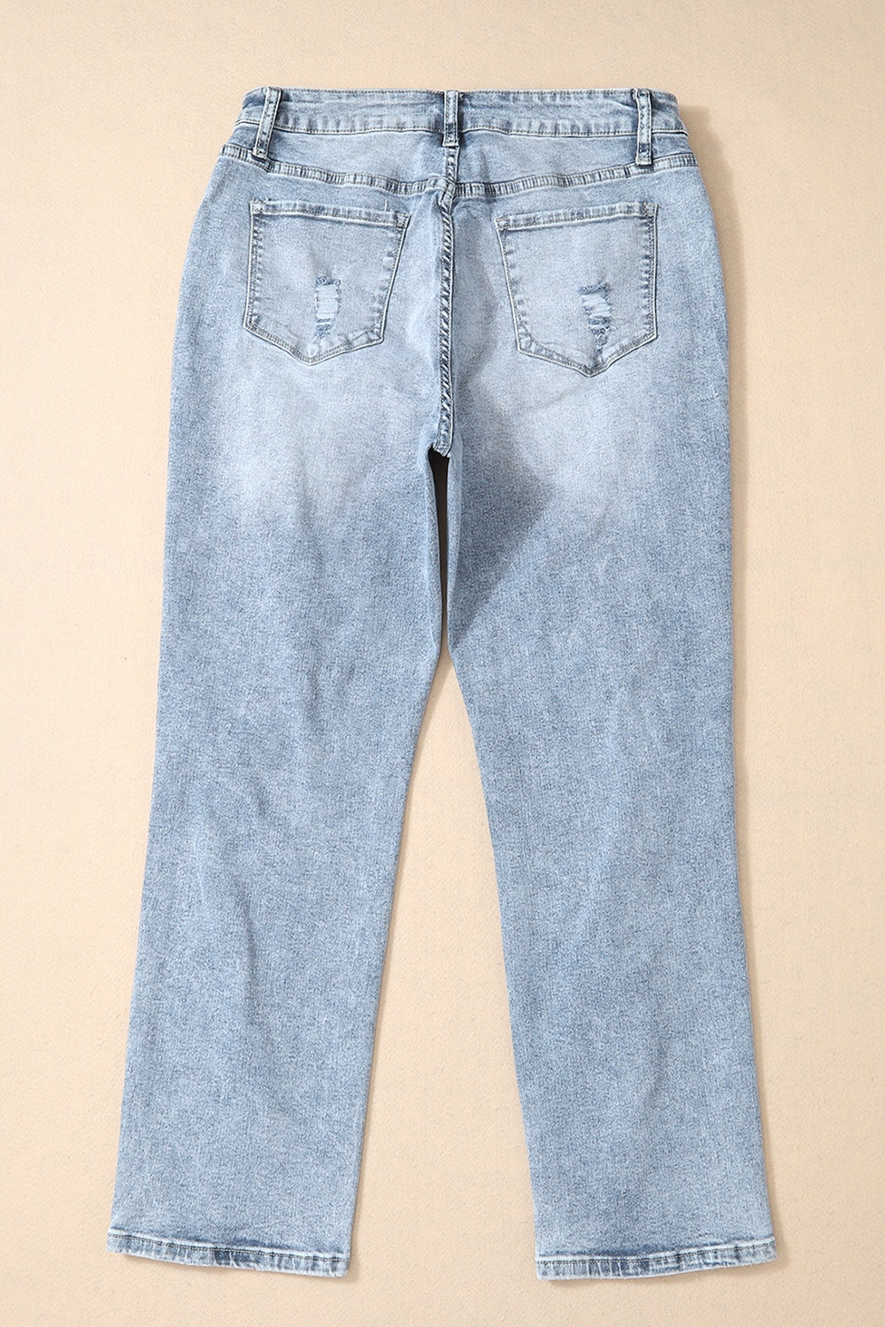 Distressed High Waist Jeans Trandify deal
